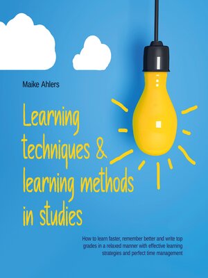 cover image of Learning techniques & learning methods in studies